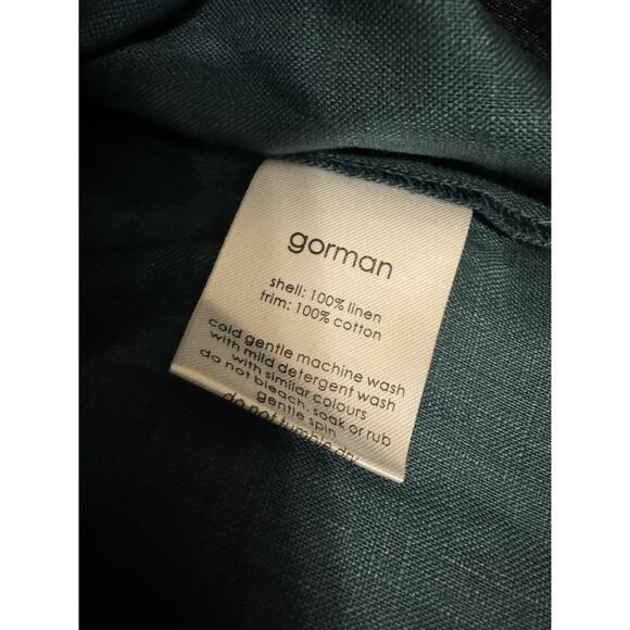 NWT Sz 18 Gorman x Tara Whalley Mirror Green 100% Linen Dress Plus Summer - Picture 10 of 13